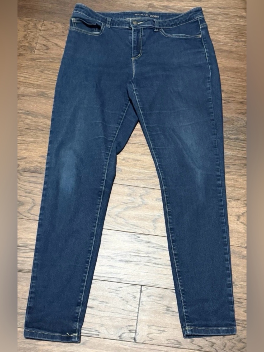 Michael Kors Izzy Skinny Jeans Women’s Size 10 Dark Wash Denim Stretch
